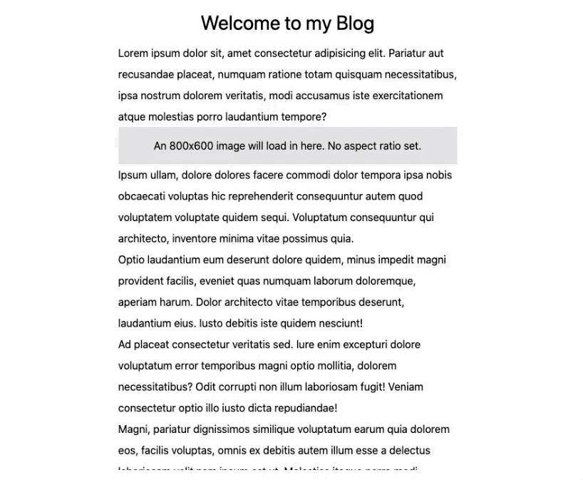 css 新属性：aspect-ratio